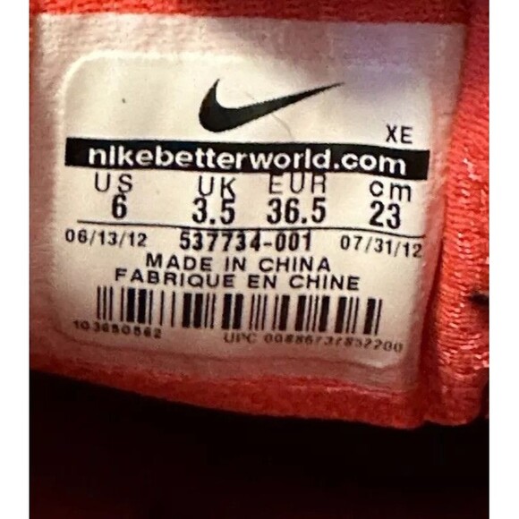 Nike Flex Trail Running Shoes Sneakers Multicolored 537734-001 Women's Size 6 - Picture 6 of 6